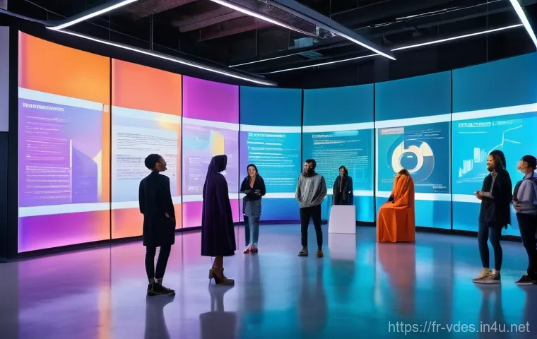 시각디자인과 소셜 미디어 디자인 - Prompt 1: Dynamic Visual Storytelling in a Modern Creative Hub**